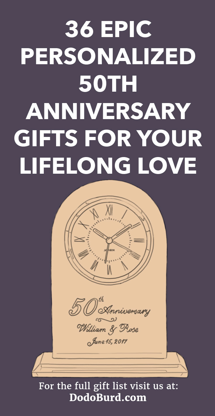 Half a century deserves the most special of presents, so take a look through this extra special list of 50th anniversary gifts and choose the perfect one for the happy couple.