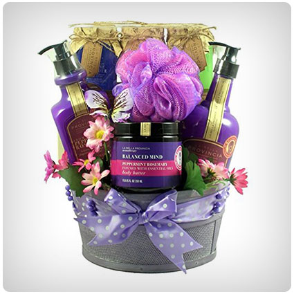 Aromatherapy Rosemary Peppermint Spa Basket