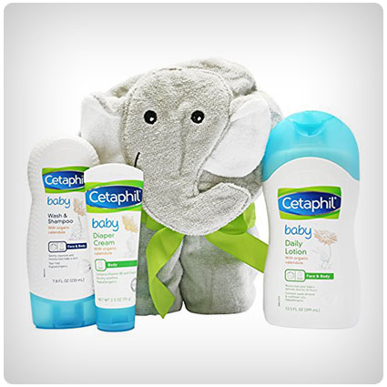 Cetaphil Baby Sensitive Skin Bath Time Essentials Gift Set