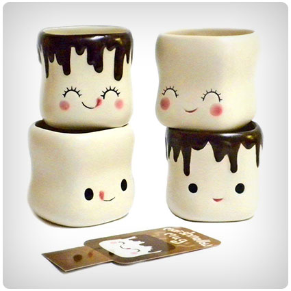 Cute Marshmallow Shaped Hot Chocolate Mugs