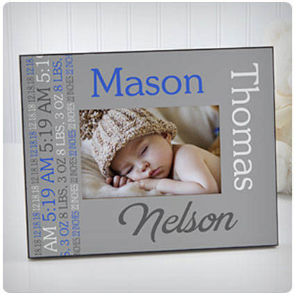 Darling Baby Boy Personalized Picture Frame