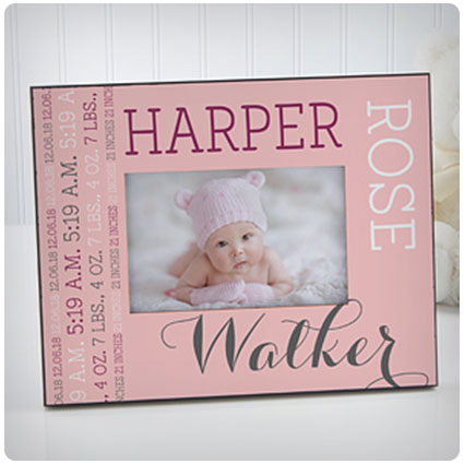 Darling Baby Girl Personalized Picture Frame