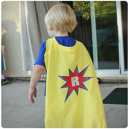 Diy Superhero Cape From A T-Shirt