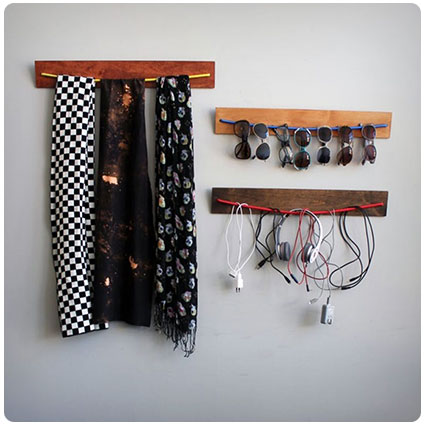 Diy Wooden Bungee Organizer