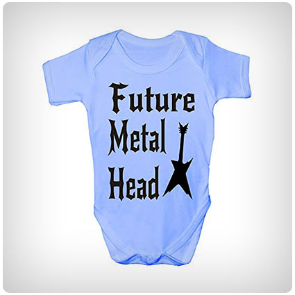 Future Metal Head Baby Romper