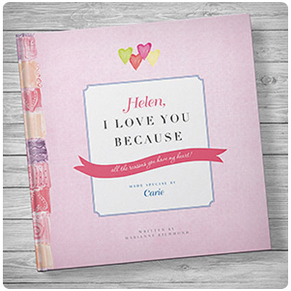 I Love You Because Personalized Love Book