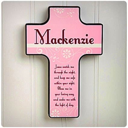 Keep Me Safe Personalized Wall Cross