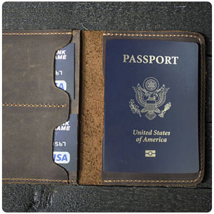 Leather Passport Wallet