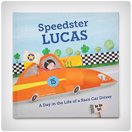 Little Boys Personalized Speedster Book