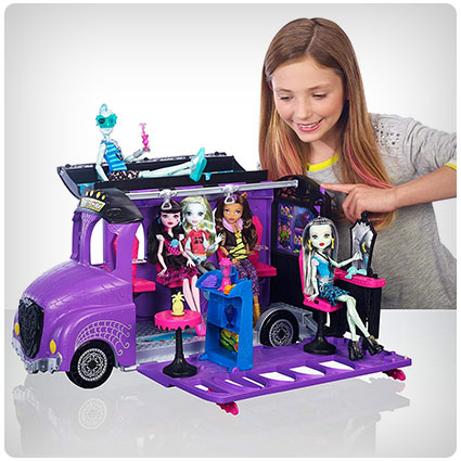 Mattel Monster High Bus and Mobile Salon Toy Playset