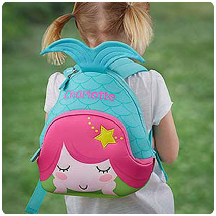 Mermaid Personalized Neoprene Toddler Backpack