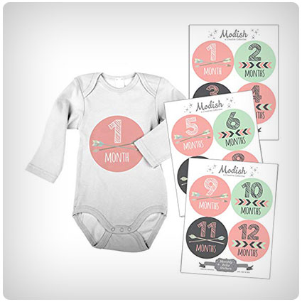 Modish Monthly Baby Stickers