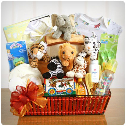 Noah's Ark Newborn Baby Gift Basket