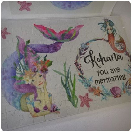 Personalised Magical Mermaids Jigsaw Puzzle