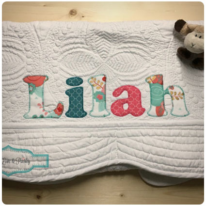 Personalized Baby Quilt