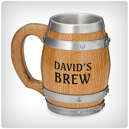 Personalized Barrel Mug
