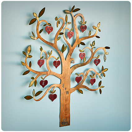 Personalized Family Tree Wall Sculpture