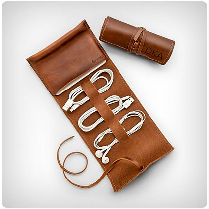 Personalized Leather Cord Traveler