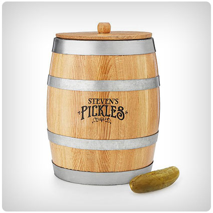 Personalized Pickling Barrel