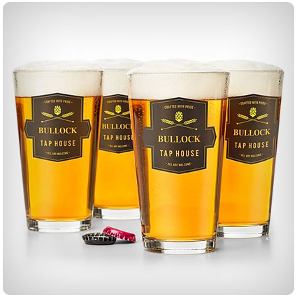 Personalized Tap House Pint Glasses