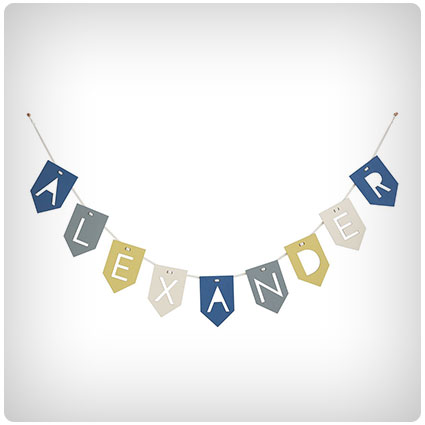 Personalized Wooden Baby Bunting