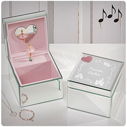Princess Personalized Ballerina Musical Jewelry Box 