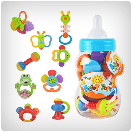 Rattle Teether Set Baby Toys