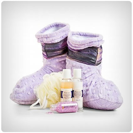 Spa Booties With Lavender Aromatherapy