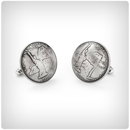 Statehood Quarter Cufflinks