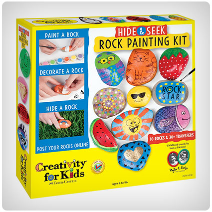 Creativity for Kids Hide and Seek Rock Painting Kit