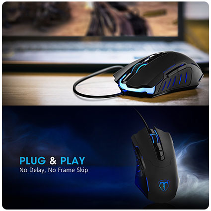 PICTEK Wired Gaming Mouse