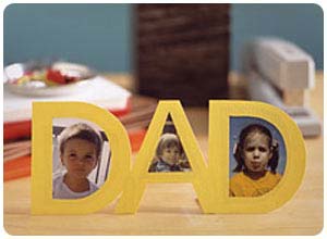 dad cutout frame