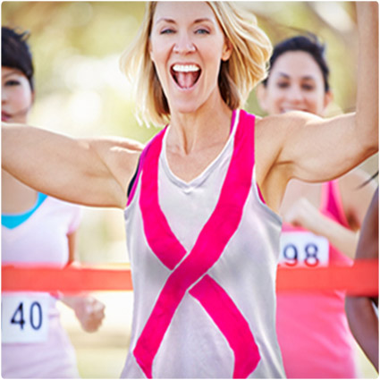 DIY Think Pink Running Top