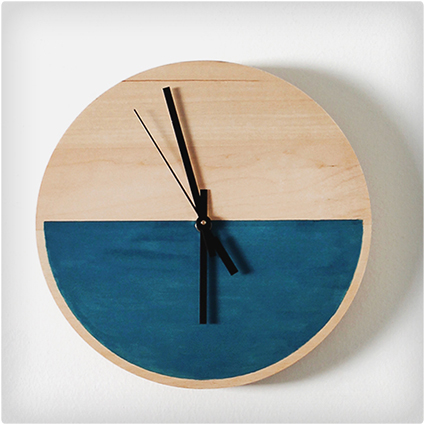 DIY Two-Tone Clock