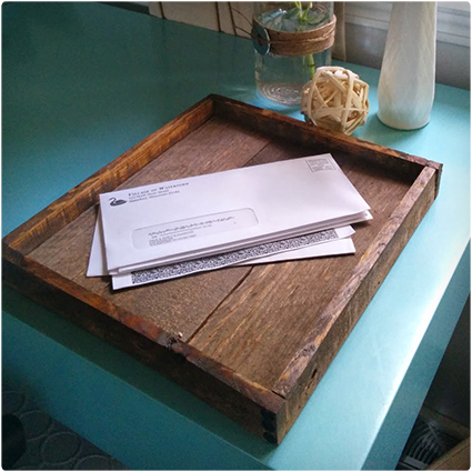 DIY Wooden Paper Tray