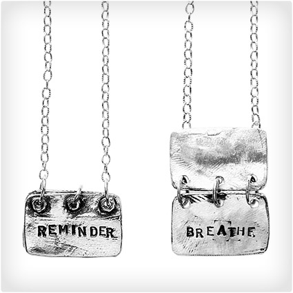 Reminder Breathe Necklace