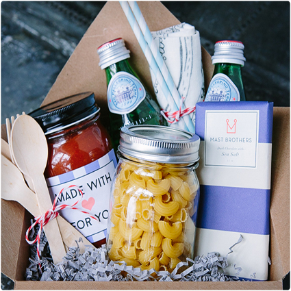 At-Home Date Night Gift Basket