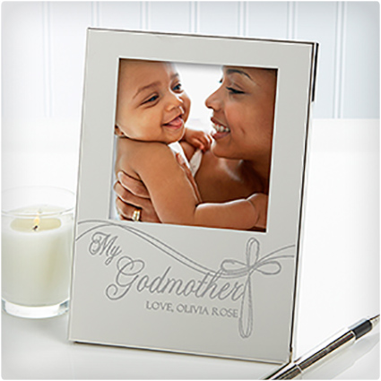 Godparents Engraved Picture Frame