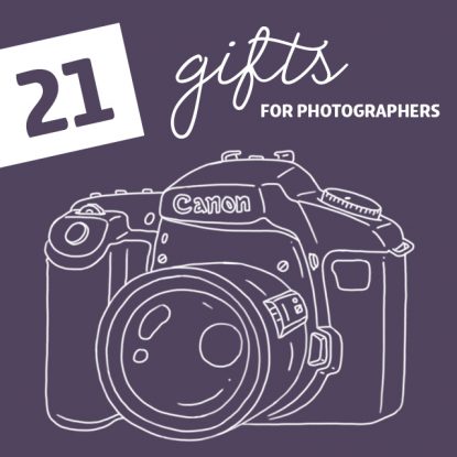 21 Unique Gifts for Photographers- of all skill levels.