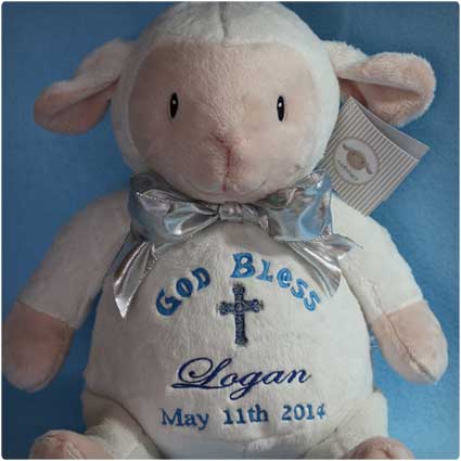 Embroidered-Plush-Lamb