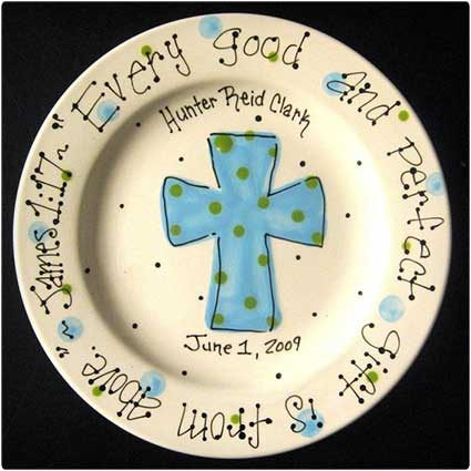 Hand-Painted-Baptism-Plate