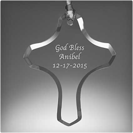 Personalized-Cross-Ornament