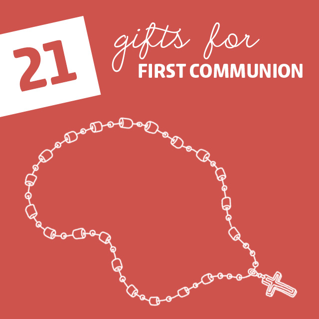 21 Unique First Communion Gifts- celebrate this special spiritual day with one of these unique first communion gift ideas.