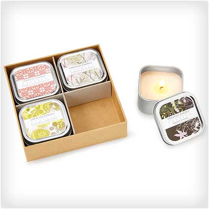 2 in 1 Body Lotion Candles- Set of 4