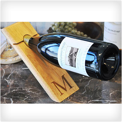 Counter Balance Wine Bottle Holder- Initial