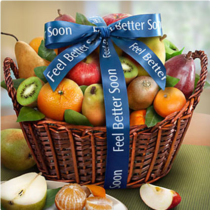 Premier Fruit Get Well Gift Basket