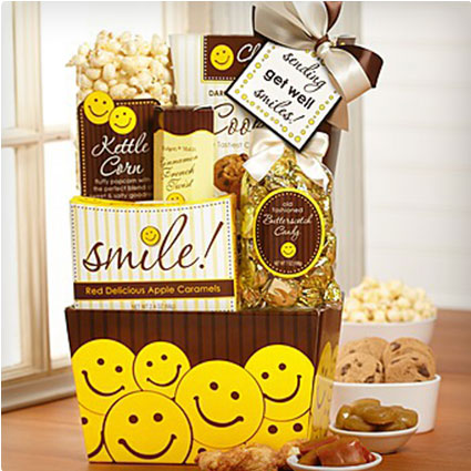 Sending Get Well Smiles Gift Basket
