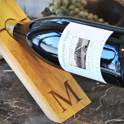 Counter Balance Wine Bottle Holder