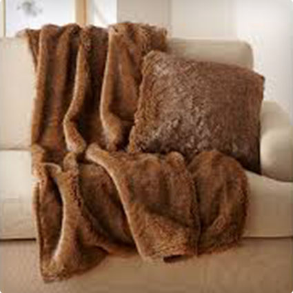 Faux Fur Throw