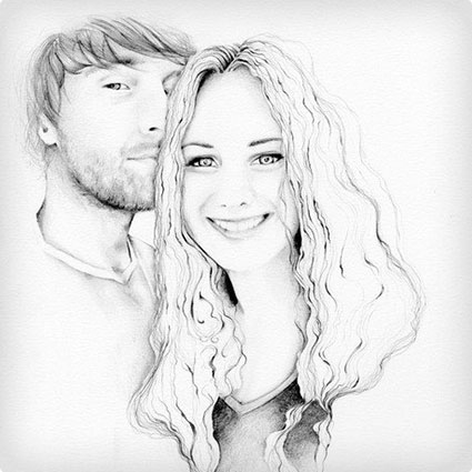 Hand Drawn Custom Portrait